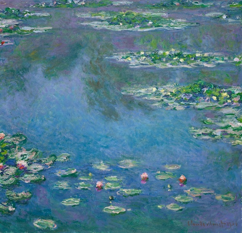 Free vintage art - water lilies - Claude Monet