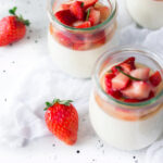 Easy Protein Snack Strawberry Greek Yogurt