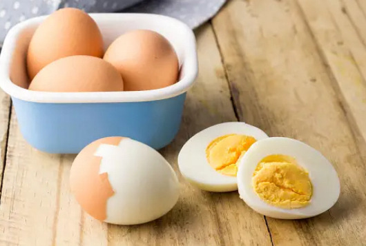 Hard Boiled Eggs Protein Snack