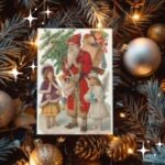 Free Christmas Cards printable, vintage cards, vintage christmas, free printable, holiday craft idea,