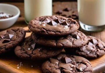 Easy and Fast Dark Chocolate Cookies