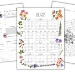 Free Tracker Printables, Free 2025 Calendar printable