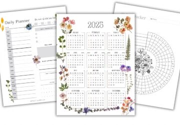 New Year, New You: Free Printable Trackers