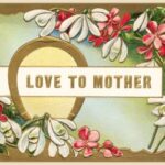 vintage mothers day card